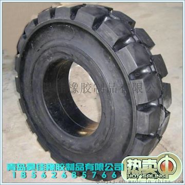 正品250-15优质实心叉车轮胎
