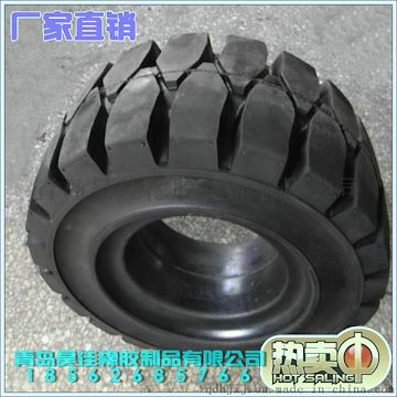 精品耐磨王23x9-10工程实心叉车轮胎